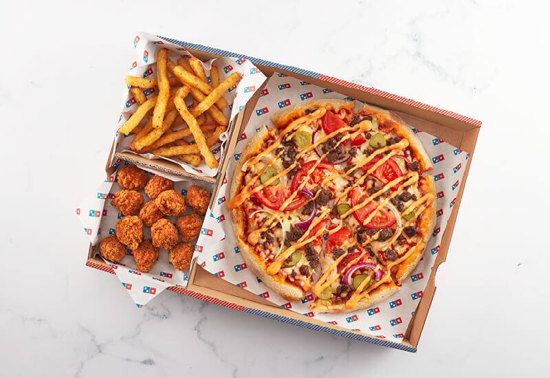 Menu Box Domino's Pizza