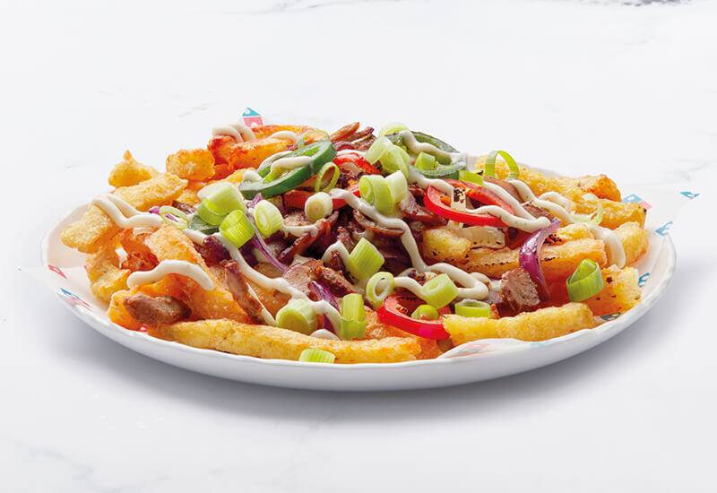 Loaded Fries Spicy Chicken Kebab Domino's Pizza