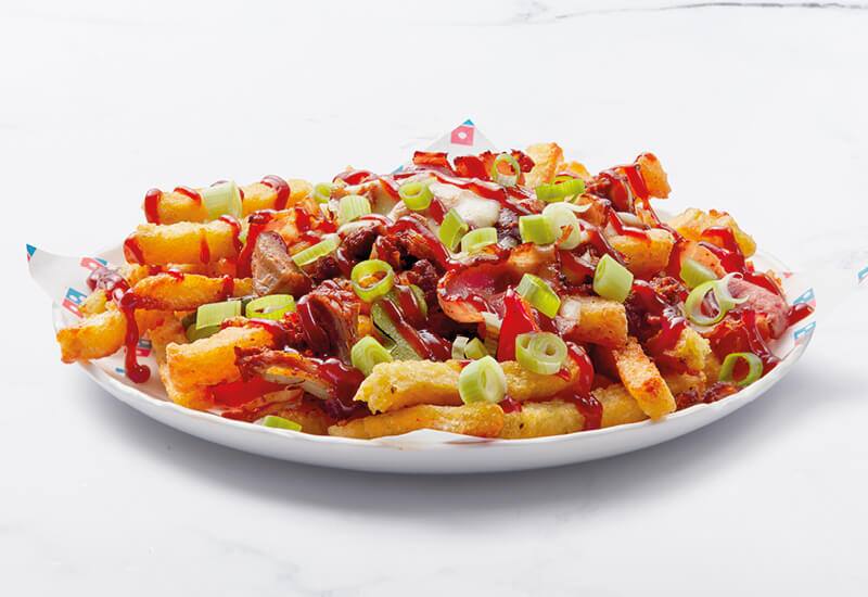 Loaded Fries Pulled Pork Domino's Pizza