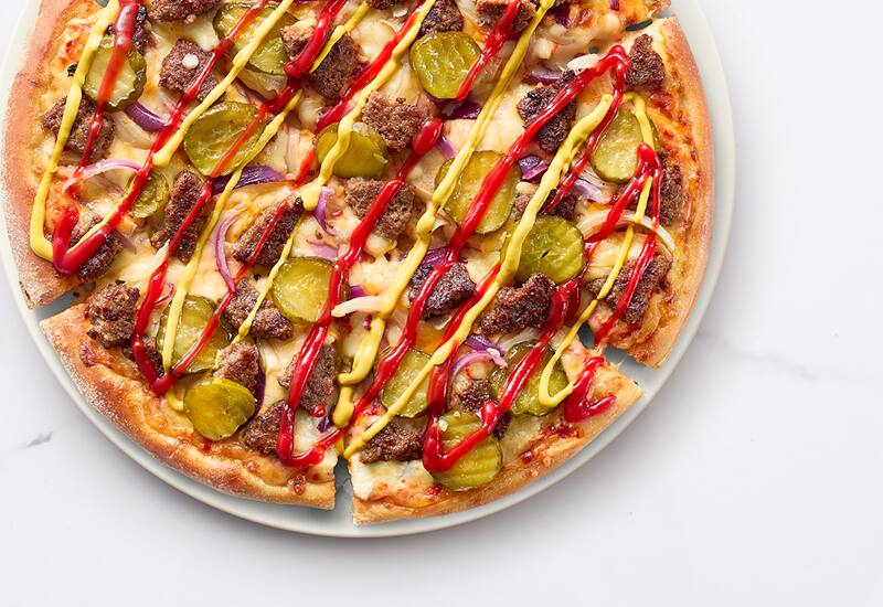 Pizza Double Smashburger