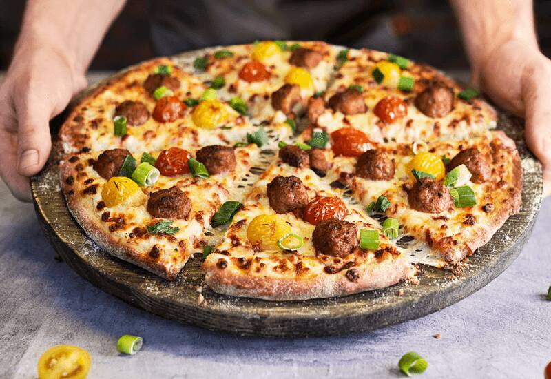 Pizza Pomodori Meatballs Domino's Pizza