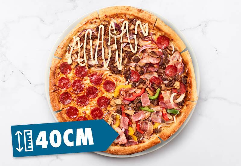 XXL Quattro Meatlovers Domino's Pizza