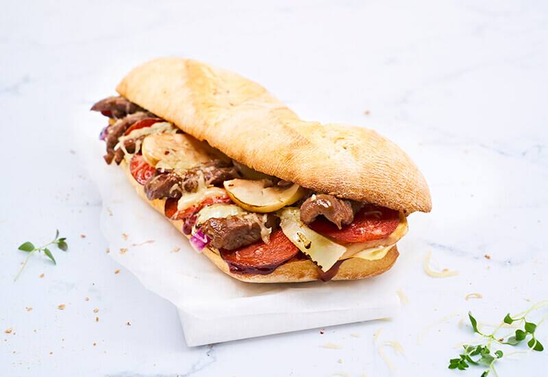 Grilled Beef Domino's Pizza