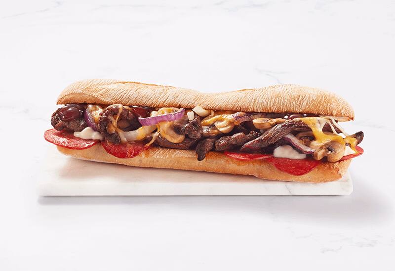 Grilled Beef Domino's Pizza