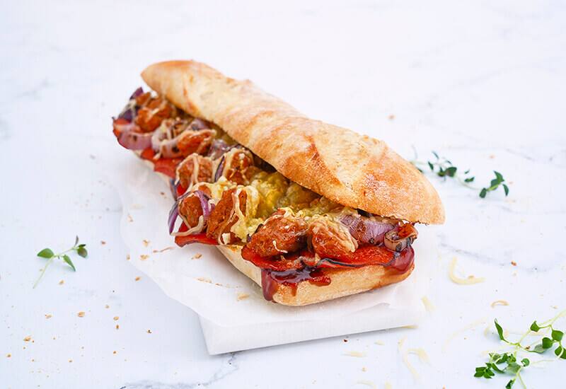 Hot Sandwich Pepperoni & Sausage Domino's Pizza