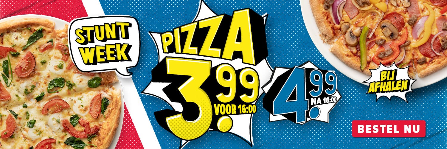 overloop Bestudeer hanger Stuntweek 🍕 | Bestel je pizza via Dominos.nl