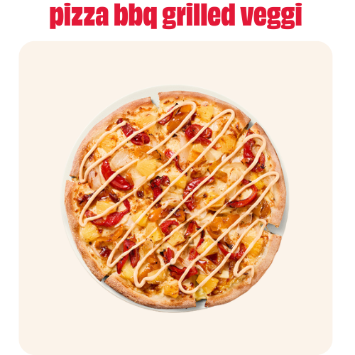 Pizza BBQ Grilled Veggi