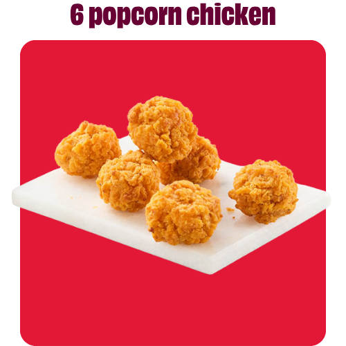 6 Popcorn Chicken
