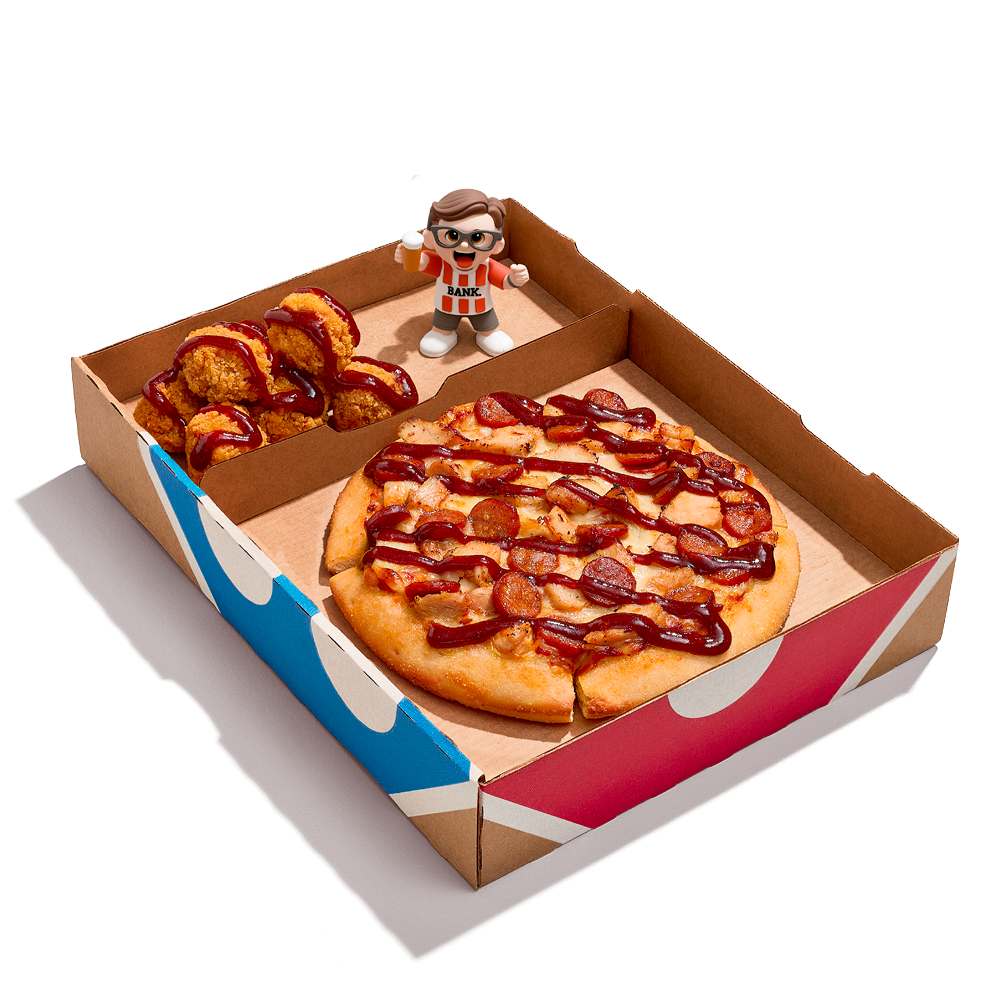 Robbiés bbq pils box met mini Bankzitter (Robbie)