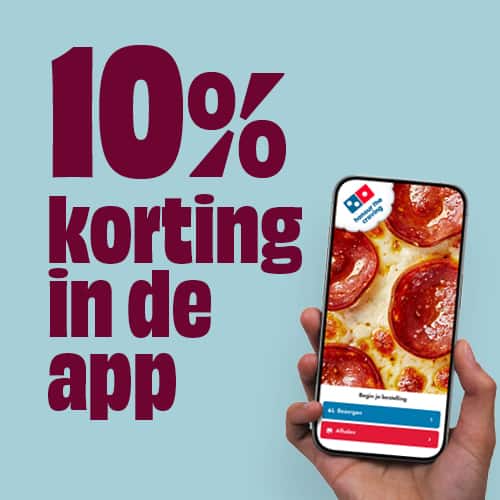 10% korting in de Domino's App!