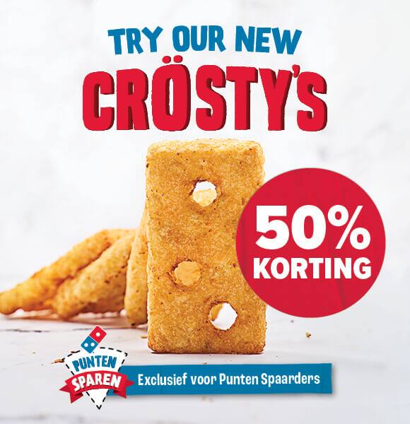 Ik geloof factor toevoegen crostys - Domino's Pizza