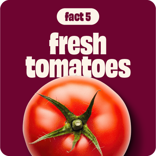 Feit 5: verse tomaten