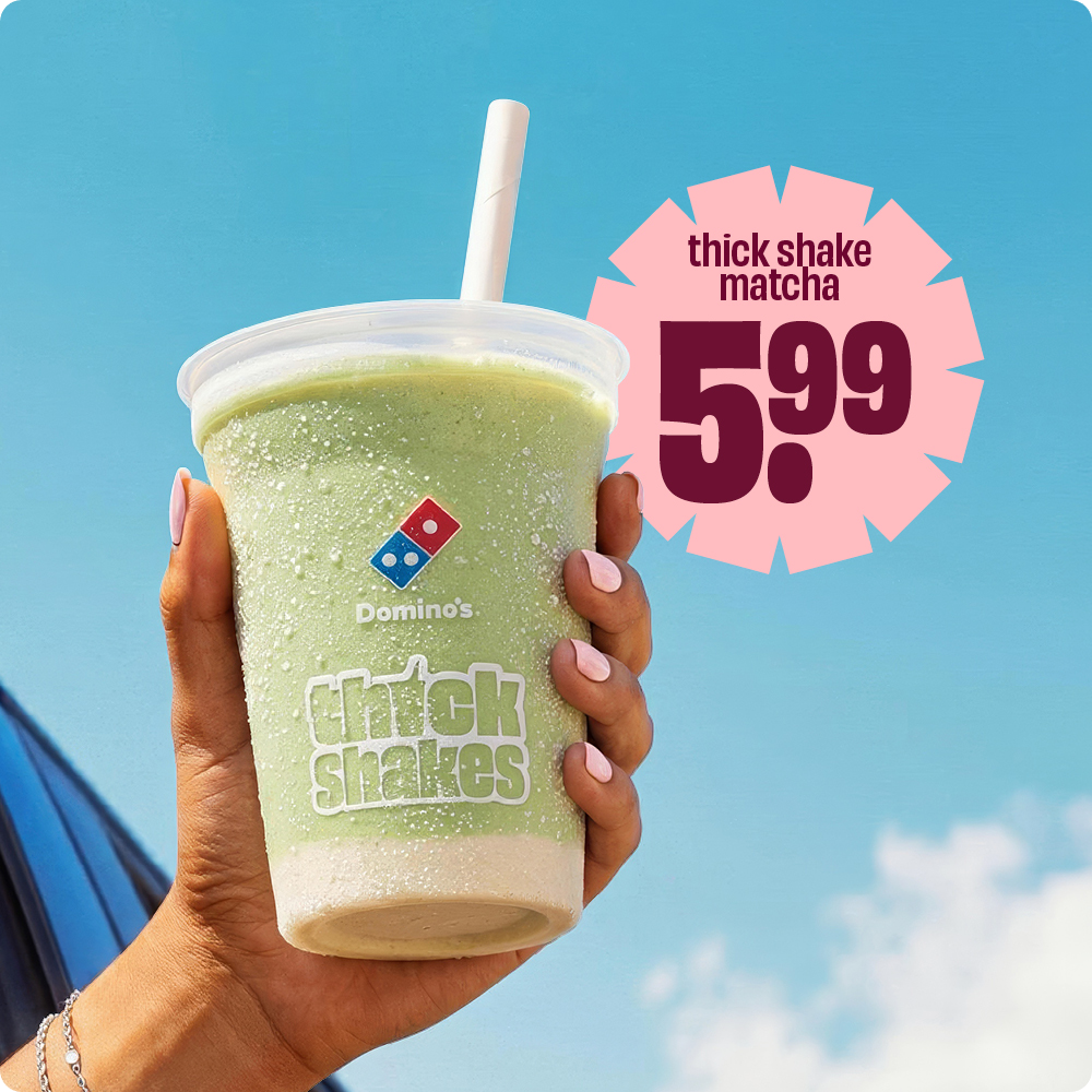 Thick shake matcha €5,99