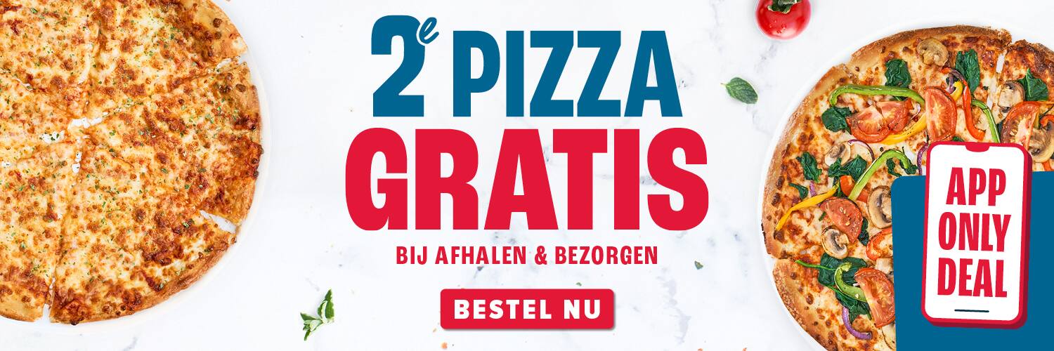 erectie knijpen Om toevlucht te zoeken App deal 2e gratis | Bestel je pizza via Dominos.nl