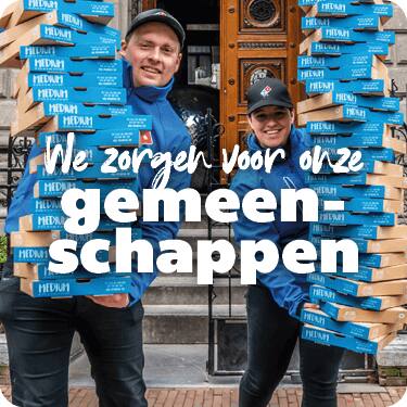 Domino's for Good: we zorgen voor onze gemeenschappen
